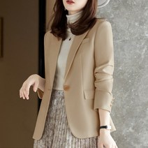 넷투넷코리아 여성 기본 정장 자켓 면접 점퍼 캐주얼 심플 아우터