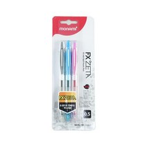 모나미 FX제타 볼펜 0.5 흑1 청1 적1 혼합3입 필기용 유성 멀티, 본상품선택, 본상품선택