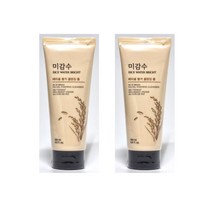 더페이스샵 미감수 브라이트 쌀겨 클렌징 폼 2개세트 (150ml+150ml)