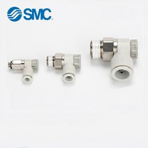 SMC 엘보 유량 제어 밸브 피팅 AS1201F/AS2201F/AS3201F-M5/01/02/03-04A/06A/08/10SA, 04 AS1211F-M3-04