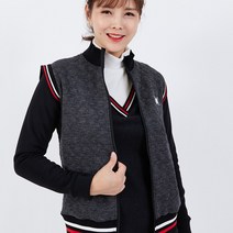여성 골프웨어 하이퀄리티 밍크기모 집업 점퍼