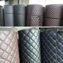 케이퀼팅 퀼팅 원단 인조 가죽 천장엠보싱 방수 방음 보수교체원단 셀프 다이 DIY 바닥재, 올블랙, 1M (폭150)