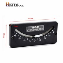 각도자 25025 경사계 미니 각도기 측정기 기울기 게이지, 03 45045
