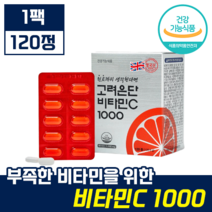 대한민국 1등 비타민 [ 고려은단 비타민C 1000 ] 유재석 광고 모델 영국산 식물성 옥수수 추출 원료 지친 일상 피로 회복 비타민씨 영양제 항산화 수험생 직장인 부모님 선물, 3개, 120정