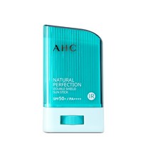 AHC 2022년 최신제조 내추럴 퍼펙션 더블쉴드 선스틱/ 스틱 썬크림/ 유아용/ 레포츠용/서피용/ 스틱썬크림 (초록) 22g, 22g (초록)_스틱썬크림_하늘색 제형, 2개