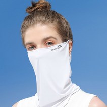 엘마운틴 실크스크린 360도 자외선차단 마스크 골프 등산 자전거 스포츠 얼굴 햇빛 가리개, 그레이