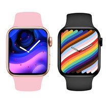 IWO PRO SmartWatch I7ProMax 시계 시리즈 7 블루투스 통화 i7 M, 01 IWO Watch 7, 16 1pc BK 1pc PK