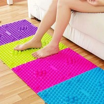 지압발판 건강관리 지압매트 발바닥 마사지 발지압판, 지압발판 블루