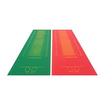 제자리멀리뛰기 측정 매트 체대입시 체력장 소방관, 그린 덧대 덧대어진 스탠딩 멀리뛰기 패드