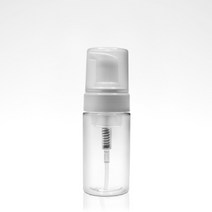 새로핸즈 거품형 버블 펌프 투명 용기 화이트캡 100ml, 단품