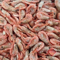 [수연중국식품] 중국식품 냉동 자숙새우 찐새우 북쪽 분홍새우, 1kg/1봉