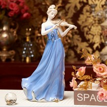 LLADRO 야드로 스타일 도자기 인형 집들이 결혼 선물 북유럽 감성 소품, 바이올린(2)