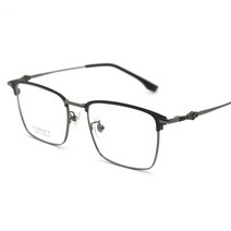 대륙안경 남성 여성 티타늄 안경테 사각 하금테 명품 초경량 안경태 dl18361