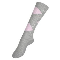 승마양말이퀄리베르타아가일 양말승마 용품마구, 그레이/핑크