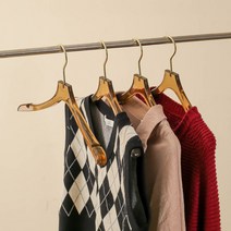[이에스몰]클리어 아크릴 옷걸이(브라운) 옷가게 의류매장 디피-1124EA, [ES] 1, [ES] 본상품선택, [ES] 본상품선택