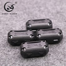 노이즈필터 20pcs XSSH 높은 침투성 주파수 클립 온 RFI EMI 소음 억제 장치 초크 필터 클램프 케이블 소프, 01 Black_02 7mm diameter