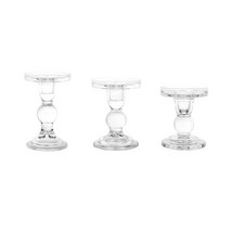 호니호니 빈티지촛대 유리 앤틱 캔들받침 인테리어 양초홀더 트레이