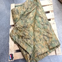 중고 미해병대포단 판초라이너 작업용 미군 차렵이불 캠핑포단 담요 이불 침낭 모포, 중고 C 급 사용감 많으며 찍김 끍힘 제품