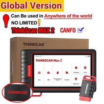 자동차진단기 THINKCAR thinkkscan Max 2 OBD2 스캐너 자동차 진단 도구 지원 전체 시스템 및 CANFD For G-, 02 Thinkscan max 2