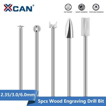 소형 탁상 밀링머신 서프파이프 선반가공 탁상바이스 밀링기 Xcan 나무 조각 드릴 비트 5pcs 2.353.06.0mm 생크 밀링 커터 전기 조각 세트 도구 연마 조각 손, 6mm 12대