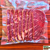 와일드그린 소고기 살치살(구이용) 저온숙성 진공포장 미국산 오마하 CAB 블랙앵거스, 300g, 1개