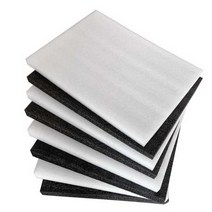 EPE 손으로 찢는 폼보드 플라스틱 스폰지 스티로폼, 블랙 500x500x20mm