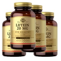 Solgar 루테인 20MG Softgels 60정 4개