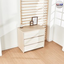 하이그로시 2단 3단 와이드 안방 서랍장 900 1200 1500 거실 낮은 넓은 와이드 수납장, 로니 900 3단, 메이플워시