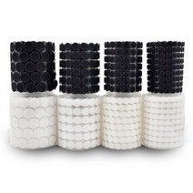 원형 접착 찍찍이 테이프 10 20 30 50 100(mm), 0원형찍찍-흰색100mm