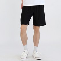 빅토 남자 빅사이즈 냉장고팬츠 아이스쿨 반바지 블랙