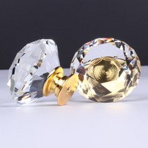 30mm DIY 크리스탈 가구손잡이 1구 다이아 서랍손잡이, 실버