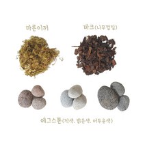 더알로하 조화 인조나무 선인장 테이블화분 야자수나무 아레카야자 극락조 몬스테라 고무나무 올리브나무, 데코-우드칩,에그스톤, 1개