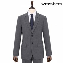 BY파크랜드 보스트로 울 혼방 그레이 스트레치 수트세트-M1SS1564_M1PN1564