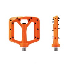 코나 와와2 플라스틱 MTB 평페달 스몰 사이즈, 1세트, 오렌지