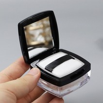 루스파우더 휴대용 미니 5g 분말 상자 빈 체 루즈 냄비 사각형 상자 퍼프 화장품 여행 메이크업 항아리 sifter 컨테이너, 쇼로