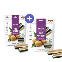 펫맨 더그린 덴탈케어 그린스틱 믹스스틱 독일제조 애견껌 45p(유통기한 23년11월), 1개, 믹스스틱 45p(36p+9p)