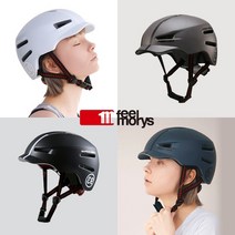 필모리스 직영몰 F-581 MINI 어반 자전거 헬멧 MTB 전동킥보드 인라인, 매트아쿠아블루 M