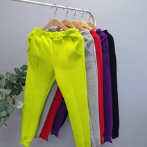 바이미쓰리 / 쭉쭉 기모 줄 조거팬츠 (5color)