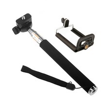 셀카봉 스마트폰 삼각대 짐벌 1인방송 라이브 방송 장비 셀카 휴대용 무선 블루투스 셀카 스틱 삼각대 접이식 스틱 셀카 필 라이트 for iPhone X Samsung, 블루투스없이