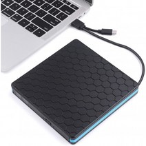 Effelon USB3.0 Type-C 외장 DVD/CD드라이브 버스 파워 CD/DVD판독/쓰기DVDRW CD-RW Window/Mac OS/XP/Vist