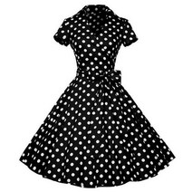 오드리햅번 스타일 원피스 robe femme women 빈티지 드레스 레트로 50s 핀