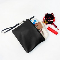 (TD) (집콕) 가죽 파우치 만들기-1인세트, 올리브그린