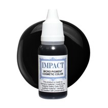 임팩트색소 반영구 색소 수지색소 반영구머신색소 아이라인 아이브로우 립 헤어라인 SMP 두피 15ml, 헤어블랙