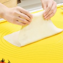 YAYA 독일 WACKER 실리콘 반죽판 제빵 매트 베이킹 작업대 60cm100cm4.5cm, 옐로