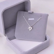 Z3JC 순은 단풍 느낌 펜던트 목걸이