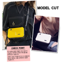 미니 하드 캐리어 파우치 핸드폰 가방 화장품 파우치 개성 미니 트렁크백 스퀘어 보스턴백 크로스백