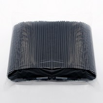 일자 빨대 검정 21cm 500개, 단품, 단품
