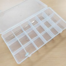1+1 비즈케이스 18구 비즈재료보관 큐빅 알약 파츠정리함, 20개