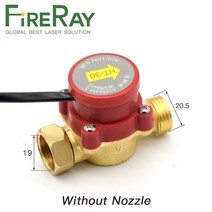 FireRay 유량 스위치 센서 압력 컨트롤러 자동 순환 펌프 나사 커넥터 CO2 레이저 튜브 보호, 03 Without Nozzle