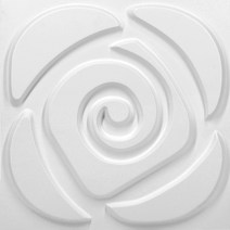 세라믹사이딩 메탈사이닝 아트월 3D 입체 벽 스티커 장식 거실 벽지 벽화 방수 패널 금형 욕실 주방 30x3, 23 L_02 1 Piece-Matt white